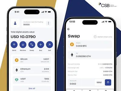 CSB Digital Assets App Design design figma ios design mobile app mobile design ui ux