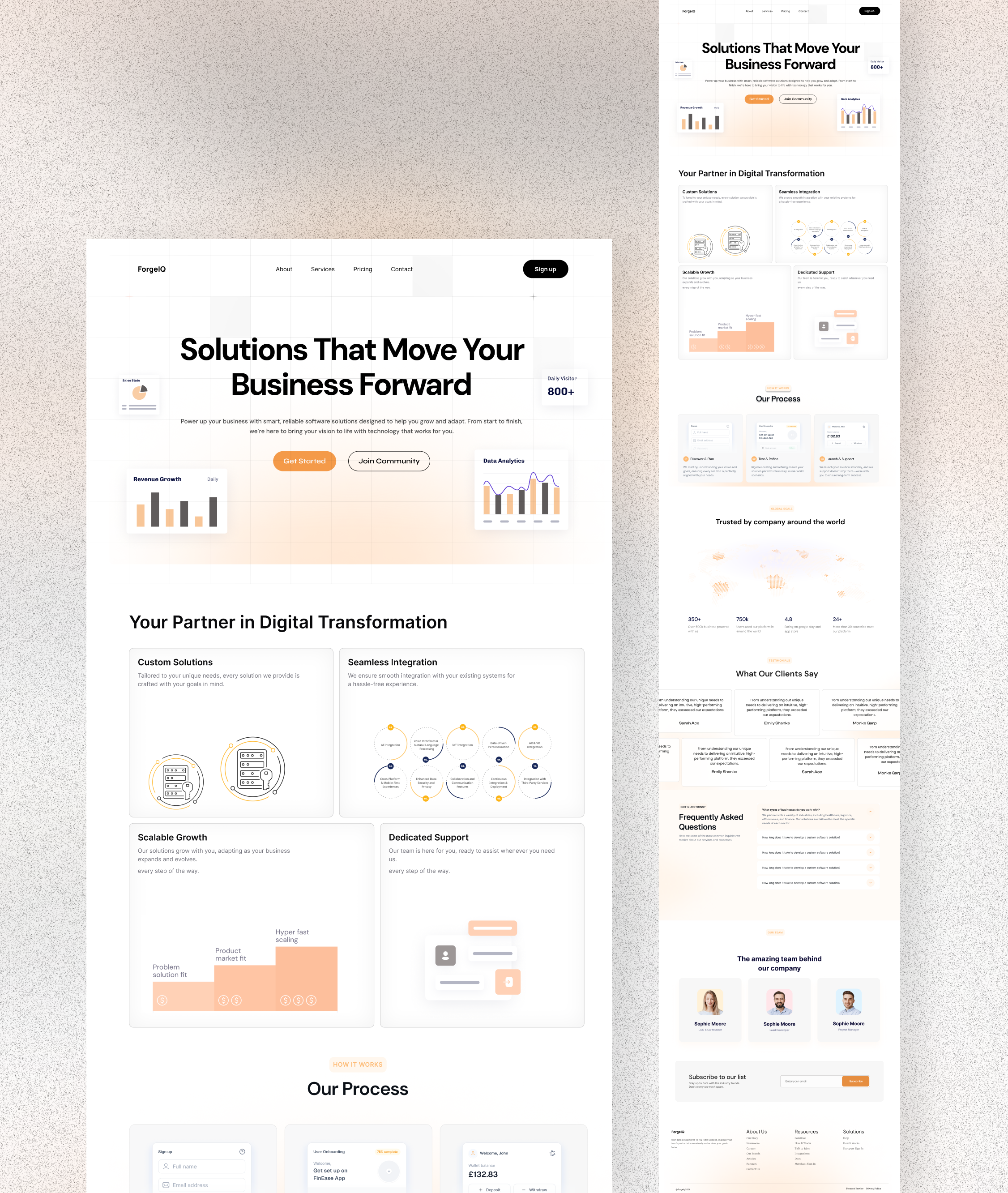 Saas Website figma landing page saas saas landing page saas website software software company software development software service ui uiux web design website