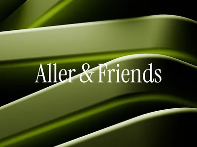 Aller&Friends — Website branding design graphic design illustration logo minimalism ui ux vector visual