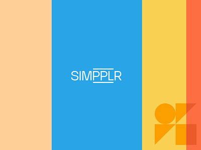 Simpplr Website — Colors&Shapes colors interface layout shapes typography ui ux web website