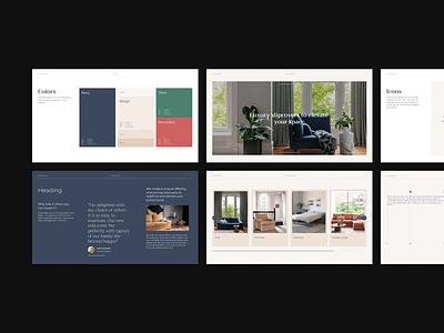 The styleguide and stylescape for thestyledsofa.com design e commerce graphic design sofa styleguide stylescape ui website