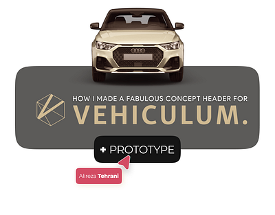 Vehiculum Homepage Design + Prototype app design flow design german header minimal prototype ui ui design ux ux design website