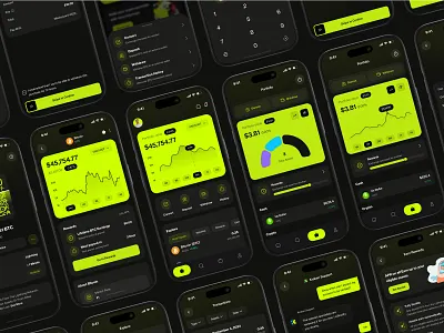 KloudPay - Crypto Management App android banking app blockchain chart credit card crypto crypto wallet app ethereume finance app fintech app ios mobile app neobanking ui ux wallet app