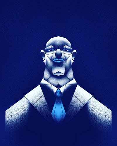 Another Level 3d animation bald boss design graphic design icon illustration line logo men minimal motion graphics noise retro simple suit ui