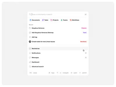Command+K search — Untitled UI cmdk commandk product design quick search search menu ui design user interface
