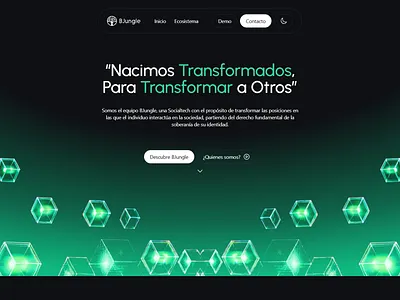 Landing Page - BJungle Ecosystem (Diseño y Maquetado) branding design graphic design illustration logo minimal minimalist ui ux vector