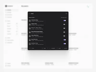 Quick search — Untitled UI command k product design quick search search menu ui design user interface