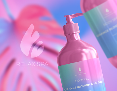 Packaging & Visual Identity: Relax SPA artwork bottle box brand branding design graphic design logo package packaging skincare spa visual identity