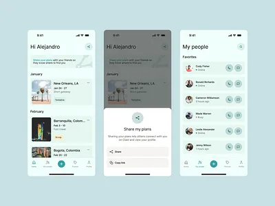Fly - Plan, invite and enjoy graphic design motion graphics ui