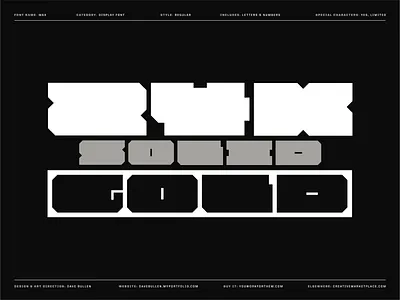 MAX - A new font by Dave Bullen design font font design type type design typeface typography