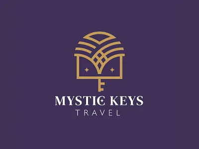 MYSTIC KEY branding design logo graphic design logo minimallist logo travel logo
