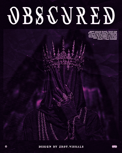 Obscured - Poster graphic design poster