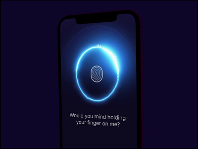 A.I. App - Learning Motion ai animation artificial intelligence fingerprint mobile motion design motion graphics motion ui robot ui ui design ux uxdeisgn