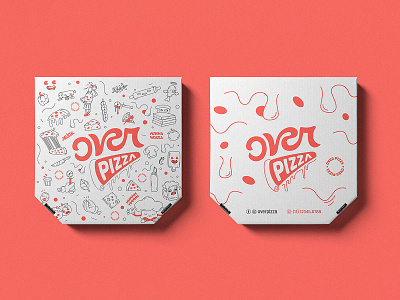 Free Pizza Box Mockup branding design download free freebie identity logo mockup pizza pizza box psd template typography