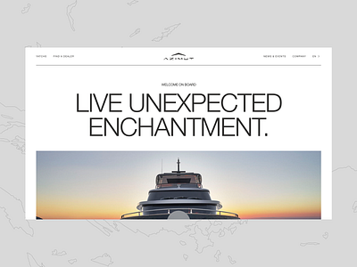 Azimut Yachts website overview art direction branding interaction design lifestyle luxury photography technology typography ui web animation web design website yachts