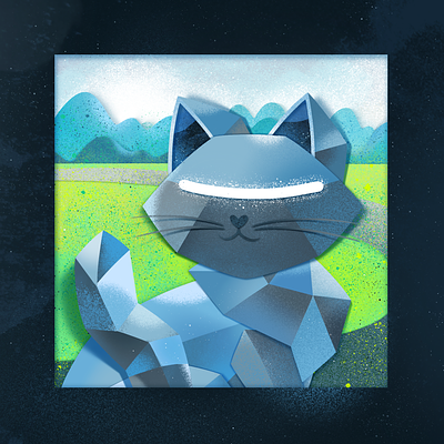 NFT Illustrations: The Interdimensional Kitty artwork branding cat character character design design graphic design illustration nft nft art