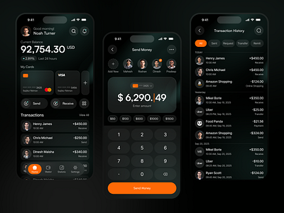 Finance App Interface