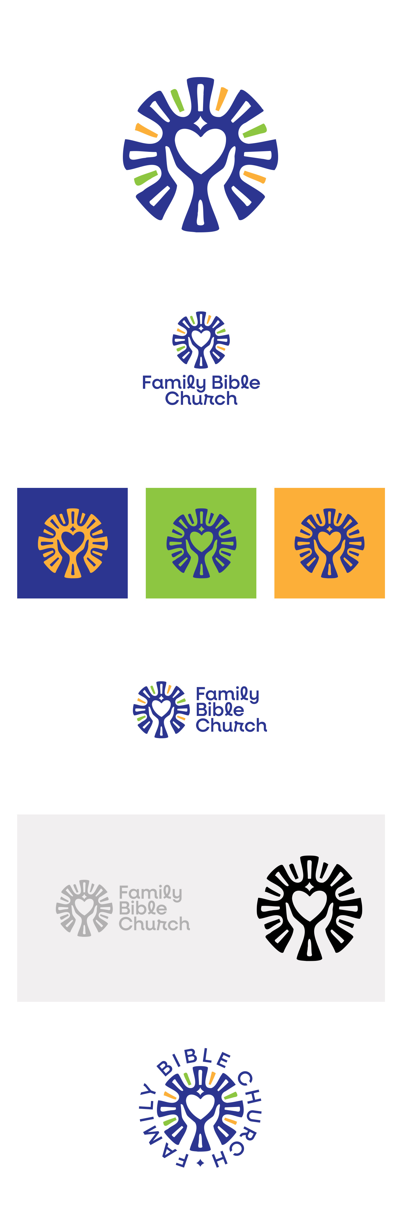 FBC belief church cross faith hands heart rays