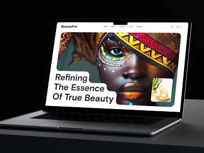 BeautyPro - Fashion Website apparel beauty black black website brand cloth clothes collection ecommerce elegant fashion green luxury shop techwitpro ui ux web white