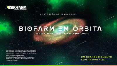Convenção de Vendas Biofarm 2023 advertising branding campanha conceito copywriting kv publicidade redação redação publicitária
