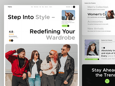 Fashion Landing page