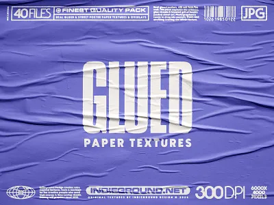 Glued Paper Textures crumpled flyer glued overlay paper poster texture textures urban wall wet