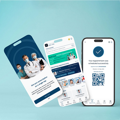 Medical Health Care Mobile App UI Design🔥 app design appointment booking design elegant health landing page medical meditech modern ui uiuxdesignlab uiuxlabs ux