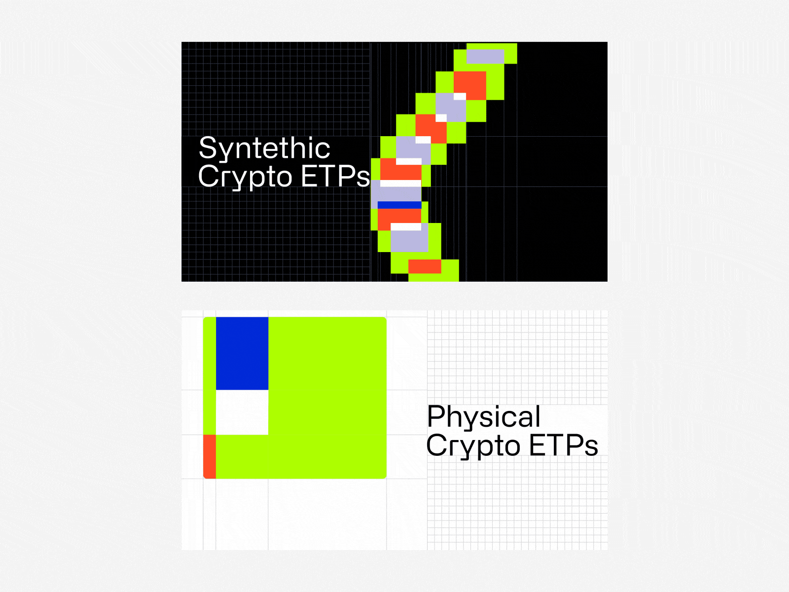 Type of crypto ETPs by ILLO on Dribbble