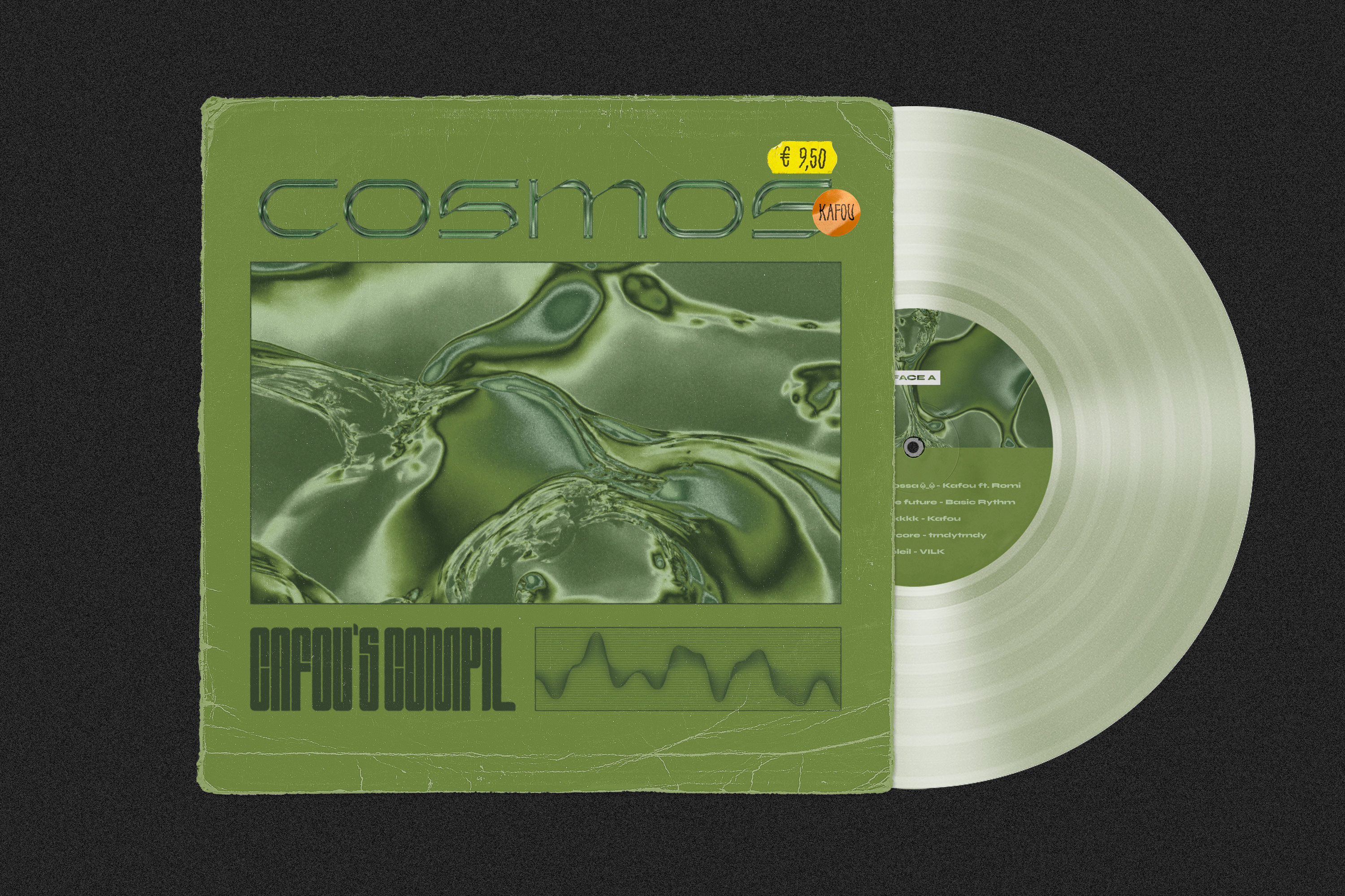 Kafou | Vinyl Cover art direction graphic design music vinyl