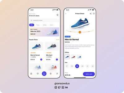 E-commerce Mobile App app app design design mobile design ui ui design ux