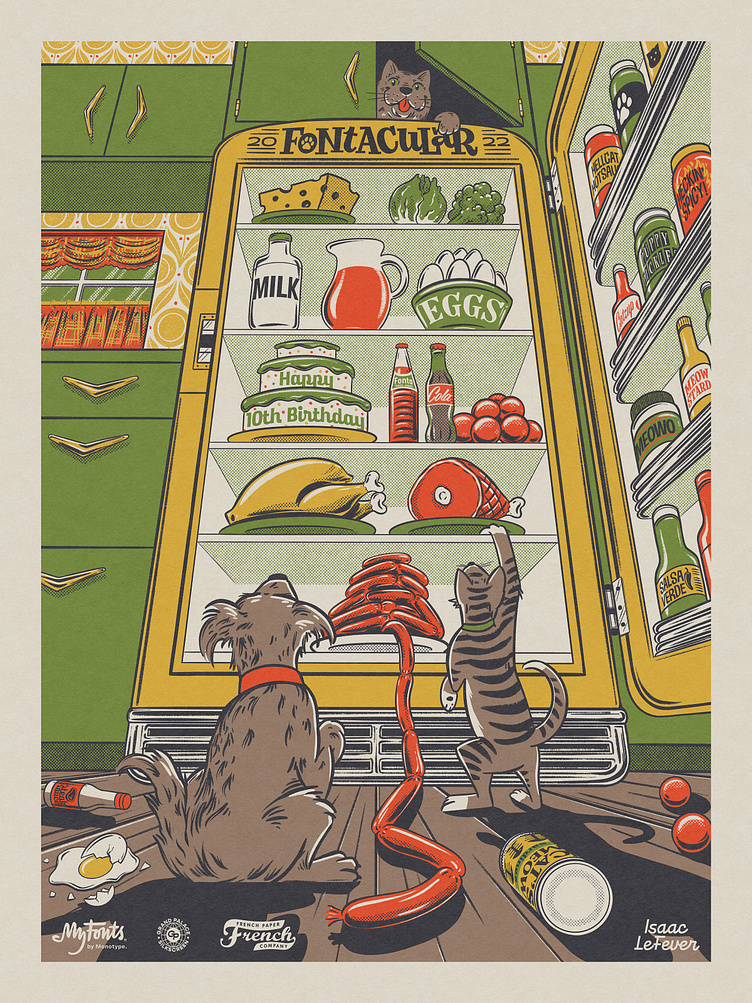 Fontacular Poster by Isaac LeFever on Dribbble