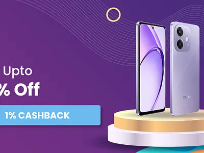 Oppo banner branding cashback design get upto graphic design mobile off post ui