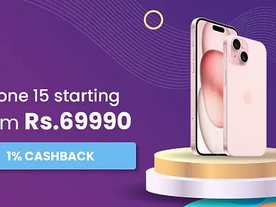Apple banner branding cashback design graphic design iphone iphone 15 mobile phone post ui