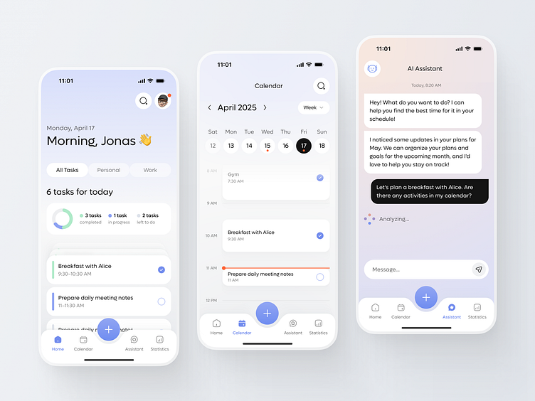 Smart Planner UI – Your Schedule, Upgraded by AI by Sunmait - UX UI ...