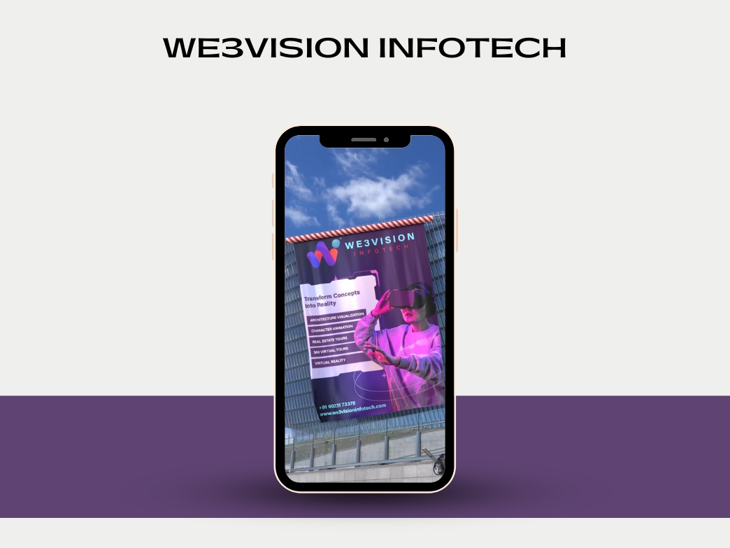 We3vision Infotech CGI animation branding cgi company design graphic graphic design illustration it company logo motion graphics typography ui ux vector we3vision infotech
