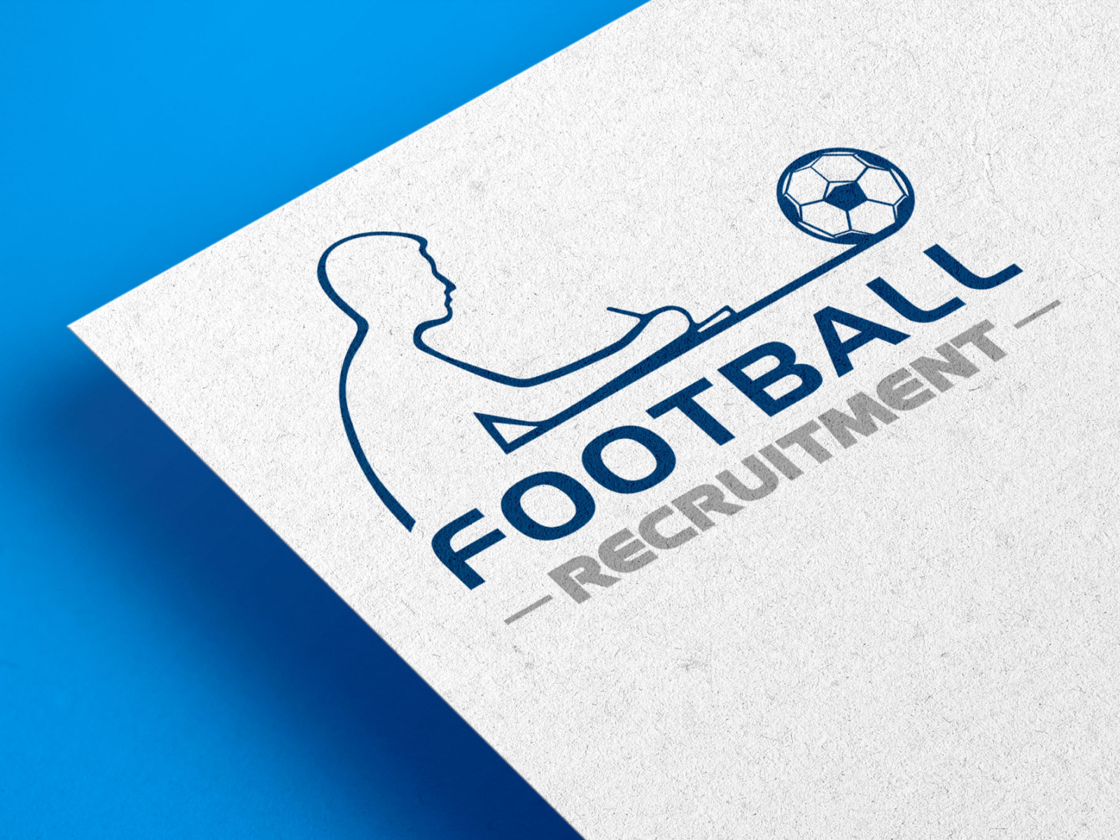 Football Recruitment Website Logo Design graphic design logo logo design web design