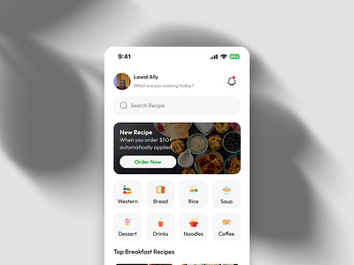 Cooking recipe mobile app cooking app mobile app ui uidesign uiux uxdesign