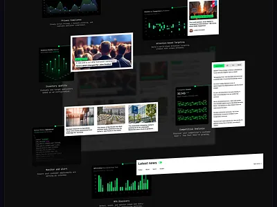 Sincera clean dark design minimal modern startup ui ux website