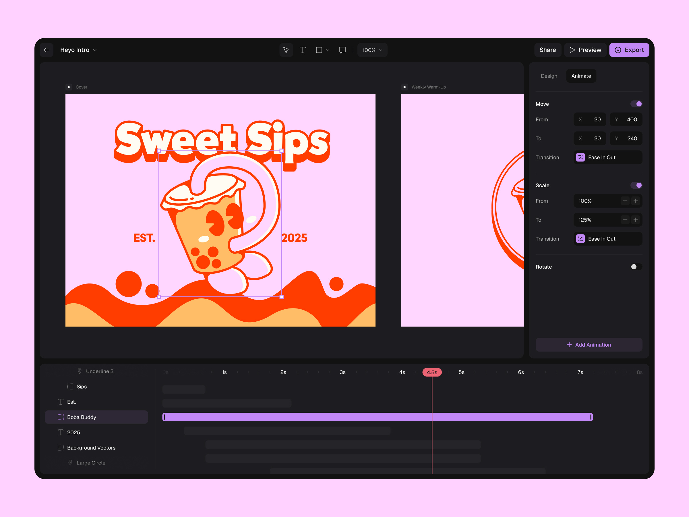 Jitter Web App Concept animation app concept design heyo interface jitter ui ux video web