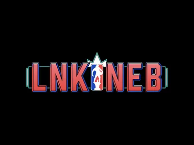 LNK NEB JAM basketball crumby crumby creative custom type design font illustration jam lincoln lnk nba neb nebraska rip vector art