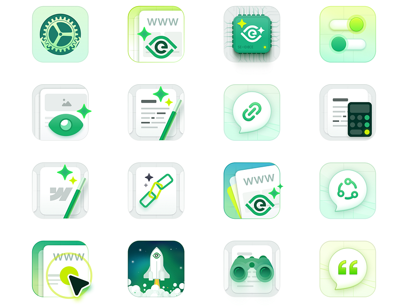 SEO Web App Icons