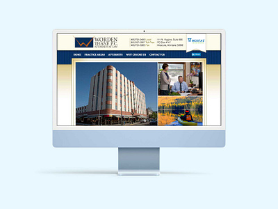 Warden Thane P.C. Attorneys Website Design branding design graphic design website design website development