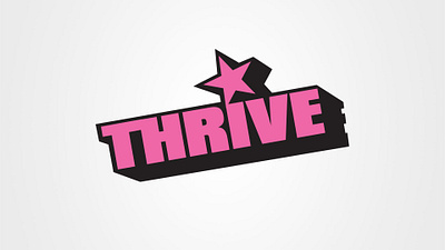 Thrive Logo Design branding design graphic design identity illustration logo logo design vector