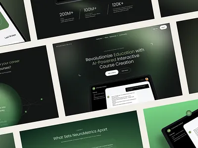 AI Education Platform UI Design ai education ai platform ai powered tool course builder edtech education platform education ui interactive design intuitive interface knowledge hub learning learning experience platform design product design responsive platform saas education tech forward ui design user experience ux design