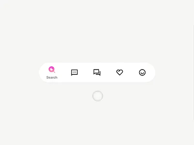 Squishy animation pink prototype tabbar ui