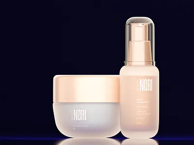 Color Care | Nori Beauty 3d 3dart 3dillustration 3dmodeling blender branding design illustration