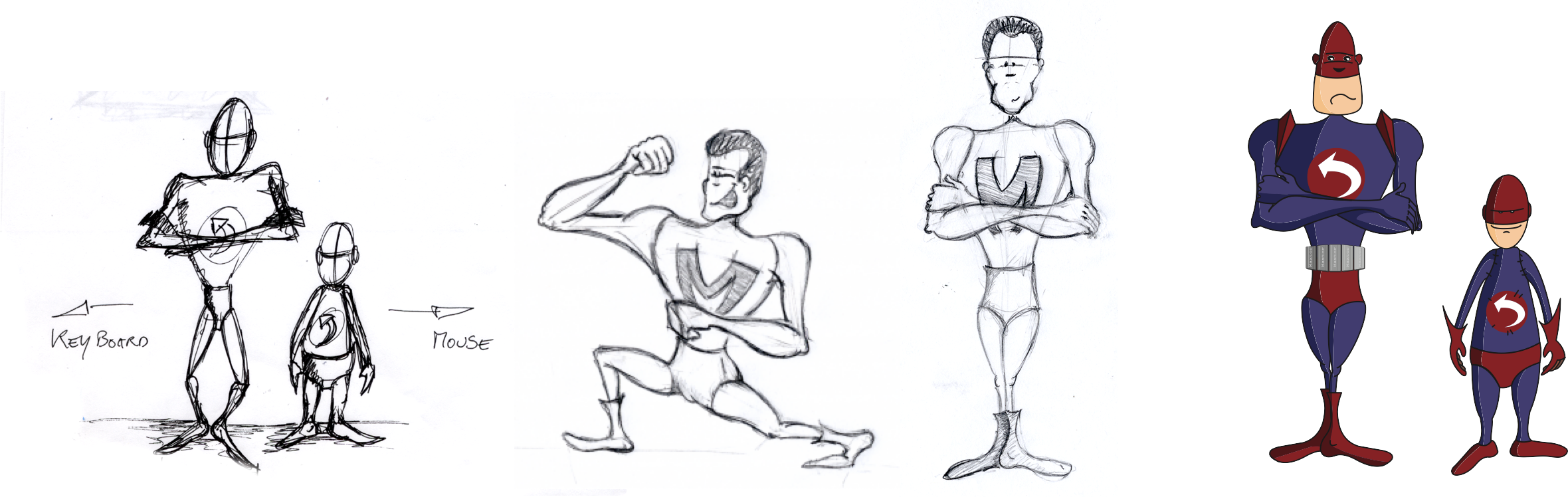 Maxtor Character Development illustration