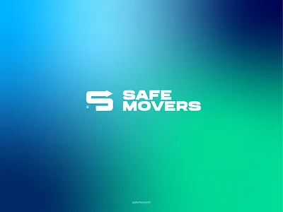 SafeMovers #3 | Moving & Storage arrow branding colors design fast house logo logodesign movement movers moving movingandstorage movinglogo safe security storage storagelogo trailerlogo truck trucklogo
