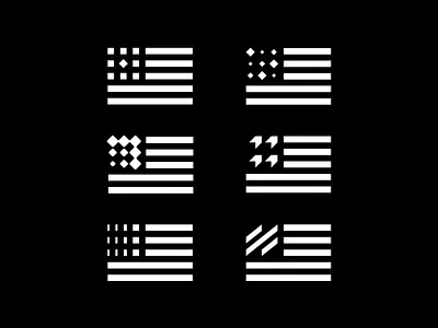 Foundation for American Innovation logo concepts america brand identity branding flag foundation geometric innovation lines logo logo design minimal modernist negative space nonprofit politics progress symbol technology usa