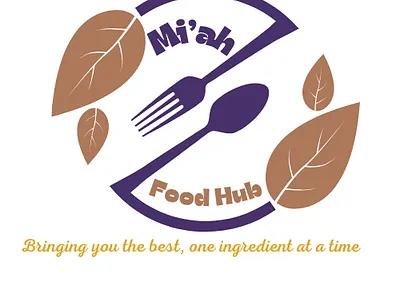 A logo for a startup foodstuff brand branding logo